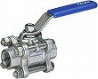3 Pc Ball Valves. Full Port. 1000 Wog