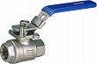 2 Pc Screwed Body Stainless Steel Ball Valves. Full Port
