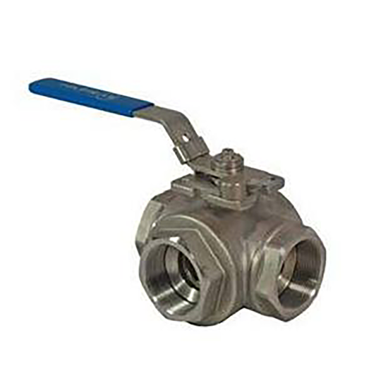 Stainless Steel Three Way T Port Ball Valve